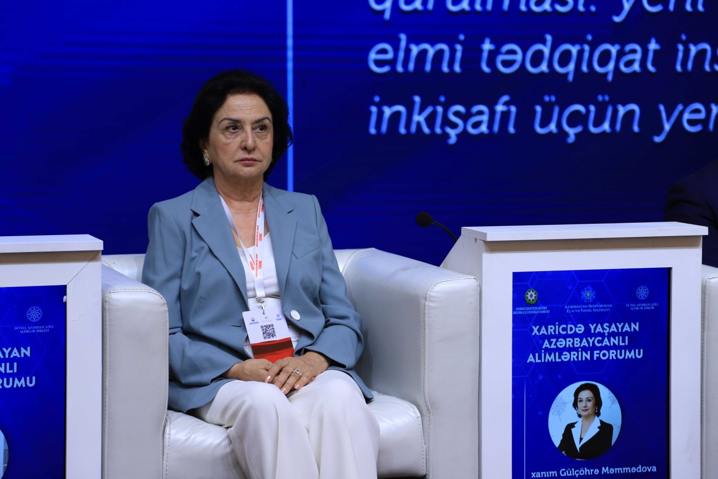 Xaricdə Yaşayan Azərbaycanlı Alimlərin Forumunda panel müzakirə aparıldı - FOTOLAR